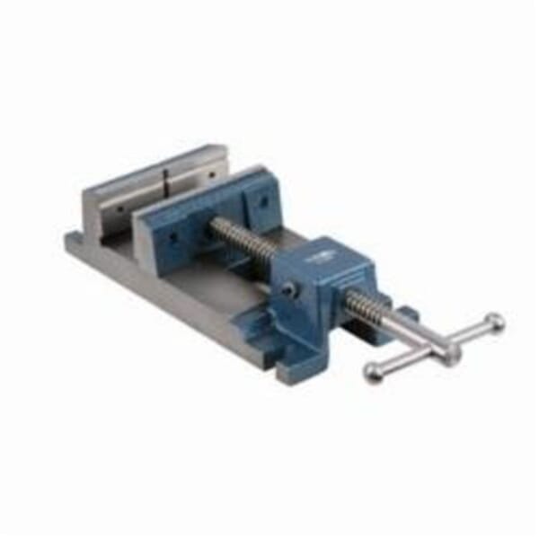 Wilton WL9-63243 Rapid Acting Nut Drill Press Vise, 17.1 in L 4.3 in H, 6-3/4 in Jaw Opening, Cast Iron