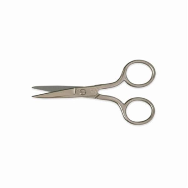 Crescent765 Flat Pattern Sewing and Embroidery Scissor, 2 in L of Cut, 5-1/8 in OAL, Double Sharp Tip, Knife Edge, Hot Drop Forged Alloy Steel Blade