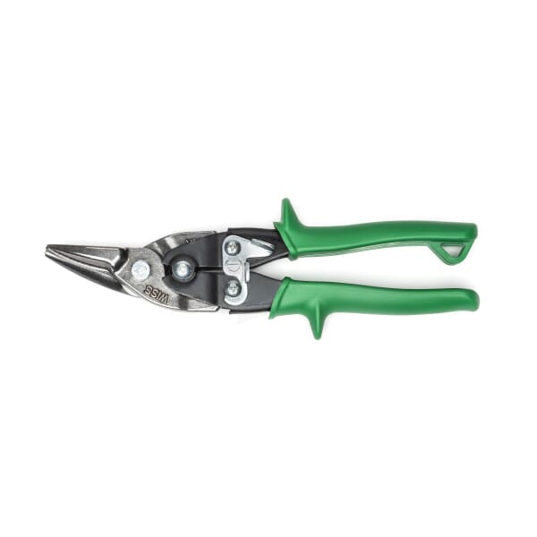 CRESCENT Wiss M2R MetalMaster Compound Action Aviation Snip, 18 ga Low Carbon Steel Cutting, 1-3/8 in L of Cut, Right/Straight Snip, Molybdenum Steel Blade, High Strength Steel Handle, Non-Slip/Textured Grip
