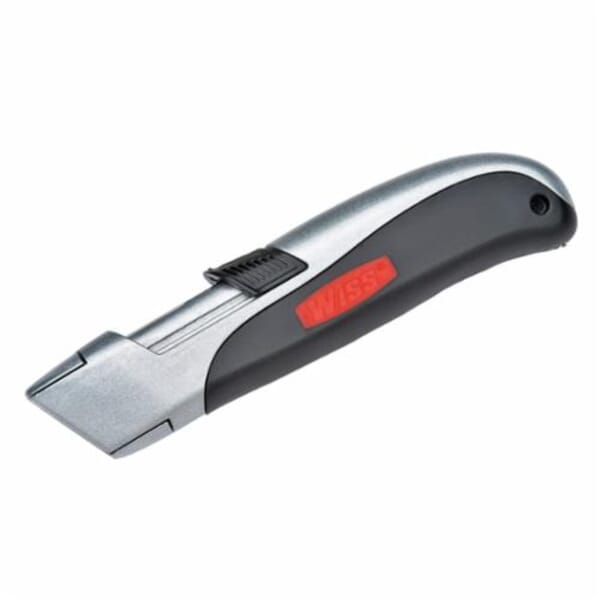 CrescentWKAR1 Utility Knife, Auto Retract Blade, Automatic, Carbon Steel Blade, 3 Blades Included, 6-3/4 in OAL