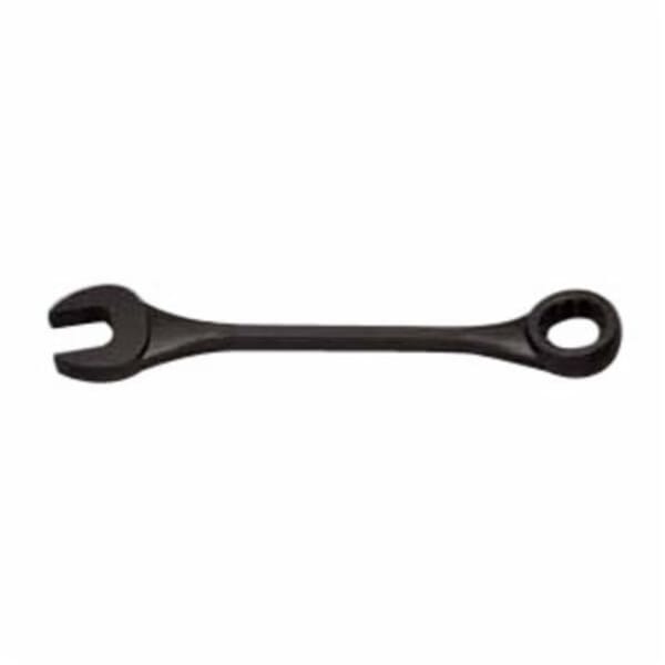 WRIGHTGrip 1190 Flat Stem Heavy Duty Combination Wrench, 2-13/16 in, 12 Points, 15 deg Offset, 33 in OAL, Industrial Black, ASME B107.100