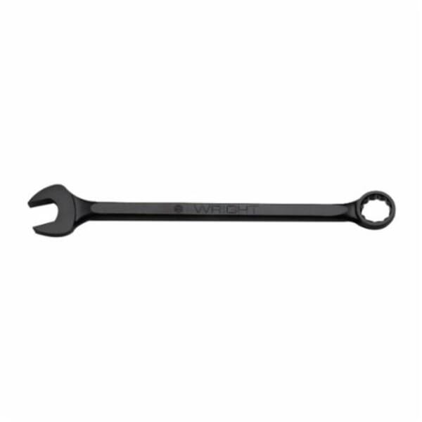 WRIGHTGrip 1194 Flat Stem Heavy Duty Combination Wrench, 2-15/16 in, 12 Points, 15 deg Offset, 34 in OAL, Industrial Black, ASME B107.100