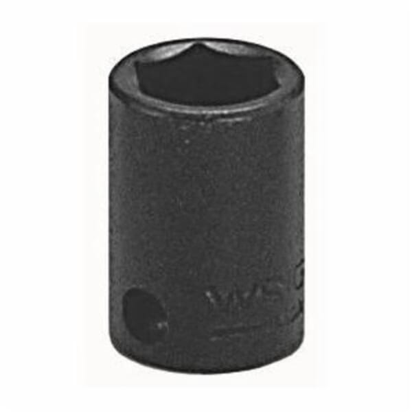 Wright Tool 3810 Shape I Standard Length Socket, 3/8 in Square Drive, 5/16 in, 6 Points