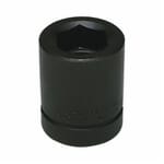 Wright Tool 88-75MM Shape III Standard Length Socket, 1 in Square Drive, 75 mm, 6 Points