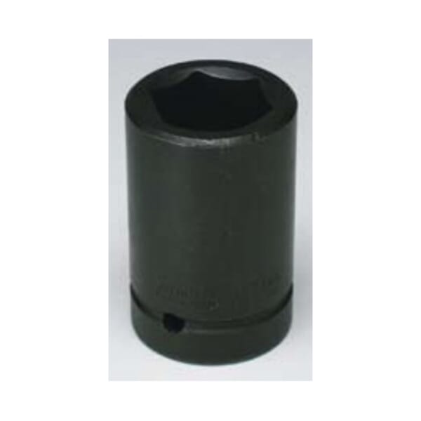 Wright Tool 89-55MM Deep Length Shape III Socket, Metric, 1 in Square Drive, 55 mm, 6 Points