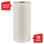 WypAll* 05843 L30 Disposable Wiper, Cellulose, White