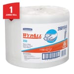WypAll* 35015 X50 Extended Use Cleaning Wiper, 13.4 x 9.8 in, 1100 Sheets Capacity, Hydroknit*, White
