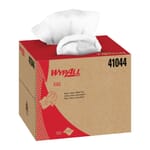 WypAll* 41044 X80 Cleaning Wiper, 16.8 x 12.5 in, 160 Sheets Capacity, Hydroknit*, White