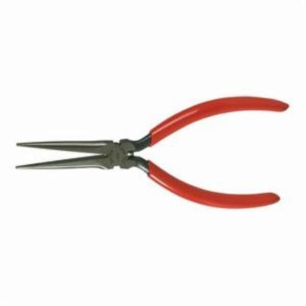 Weller 57CGV Standard Needle Nose Plier, 1-23/32 in L x 15/32 in W, Serrated Forged Alloy Steel Jaw, 1/16 in W Tip, 5-11/16 in OAL