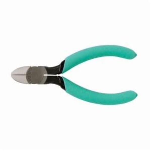 Xcelite TS54N Heavy Duty Diagonal Lead Cutter, 0.005 in, 0.034 in Nominal, 5/8 in L x 37/64 in W x 3/8 in THK Forged Alloy Steel Beveled/Oval Jaw, 4-1/2 in OAL, Standard Cut