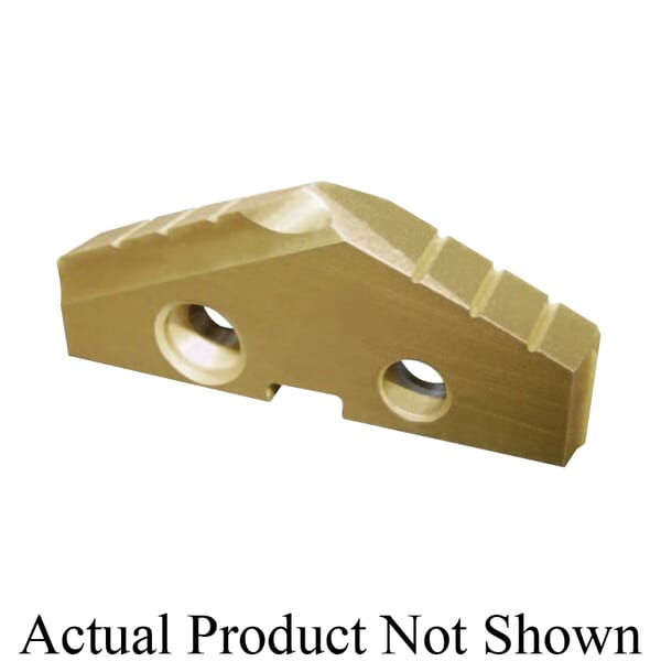 YG-1 S01328 3 Series Throw Away Spade Drill Insert, 1-7/8 in Dia, 1/4 in THK, M4 Material Grade, TiN Coated