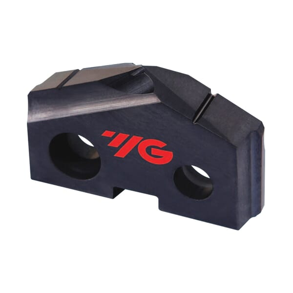 YG-1 SM08309 3 Series SM-Point Throw Away Spade Drill Insert, 39 mm Dia, 6.4 mm THK, T15 Material Grade, TiAlN Coated