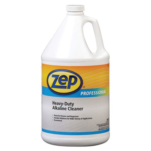 Zep R08524 Heavy Duty Alkaline Cleaner, 1 gal Bottle, Mild Odor/Scent, Clear/Dark Blue, Liquid Form